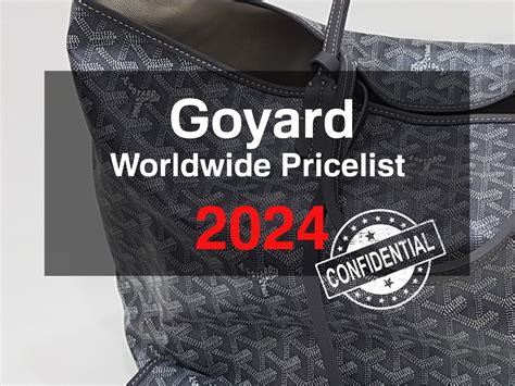 goyard saint louis inside|goyard price list 2024.